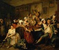 A Rakes Progress III The Rake at the Rose Tavern - William Hogarth