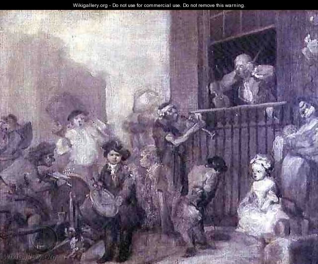 The Enraged Musician 2 - William Hogarth