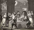 Sancho at the Feast Starved by his Physician from The Works of Hogarth - William Hogarth