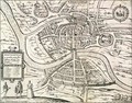 Map of Bristol from Civitates Orbis Terrarum - (after) Hoefnagel, Joris