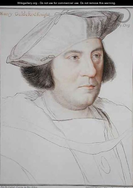 Portrait of Harry Guldeford - (after) Holbein the Younger, Hans