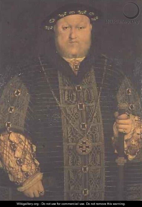 Portrait of King Henry VIII 1491-1547 - (after) Holbein the Younger, Hans