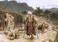 The four lepers looting the camp of the Syrians - William Brassey Hole
