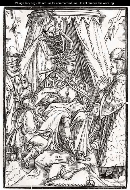 Death comes for the Emperor - (after) Holbein the Younger, Hans