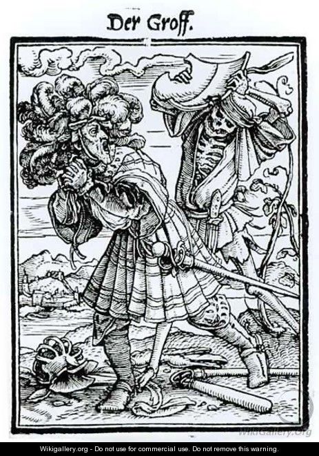 Death and the Count - (after) Holbein the Younger, Hans