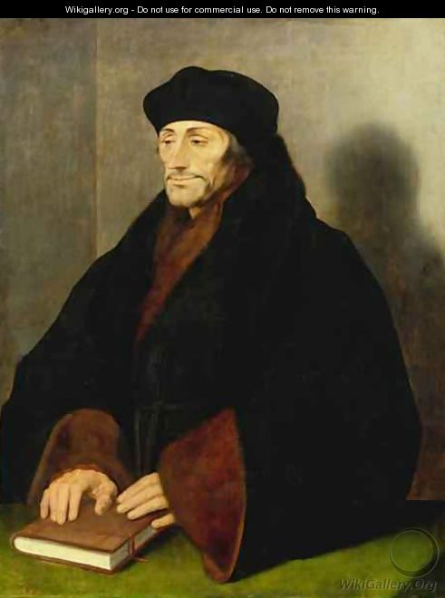 Erasmus of Rotterdam - (after) Holbein the Younger, Hans