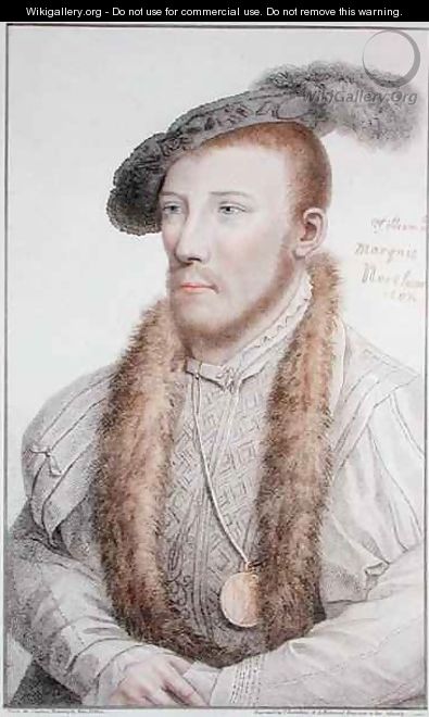 William Parr 1513-71 Marquess of Northampton - (after) Holbein the Younger, Hans