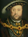 Portrait of Henry VIII 1491-1547 in a Jewelled Chain and Fur Robes - (after) Holbein the Younger, Hans