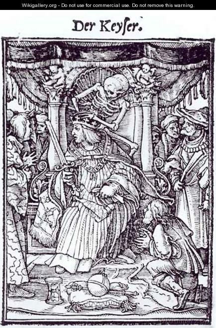 Death and the Emperor - (after) Holbein the Younger, Hans