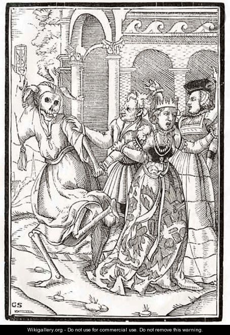 Death comes for the Queen - (after) Holbein the Younger, Hans