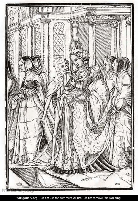 Death comes for the Empress - (after) Holbein the Younger, Hans