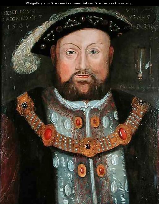 Henry VIII 1491-1547 2 - (after) Holbein the Younger, Hans