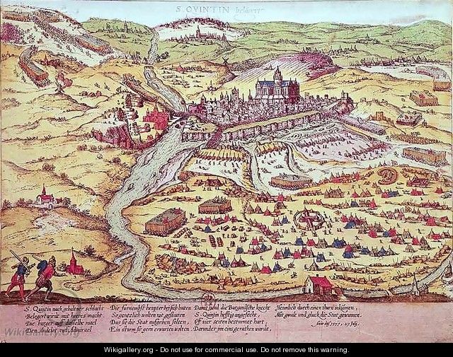 The Siege of St Quentin - Franz Hogenberg