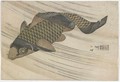 Carp Swimming Upstream Edo period - Toyota Hokkei