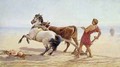 Ulysses Ploughing the Sea Shore - Heywood Hardy