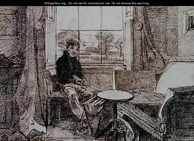 Boy Seated at a Window Seat - John Harden