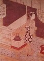 Servant Making Tea - Suzuki Harunobu