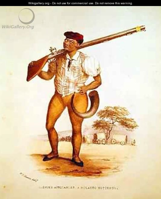 Andries Africander a Mulatto Hottentot - William Cornwallis Harris