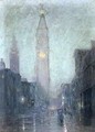 Madison Avenue at Twilight - Lowell Birge Harrison