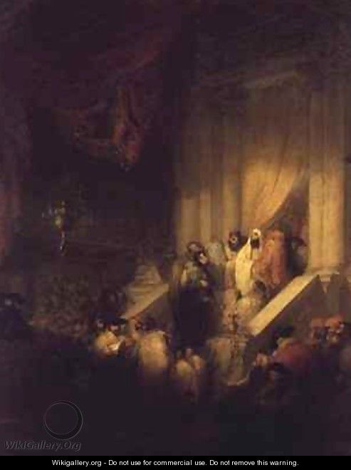 Reading of the law in a Synagogue - Solomon Alexander Hart