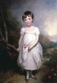 Portrait of a young girl in a white dress - George Henry Harlow