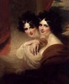 Congratulations portraits of two ladies - George Henry Harlow