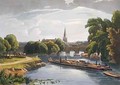 Abingdon Bridge and Church - William Havell