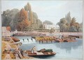 The Weir from Marlow Bridge - William Havell