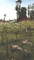 Sheep in an Orchard - Alice Mary Havers