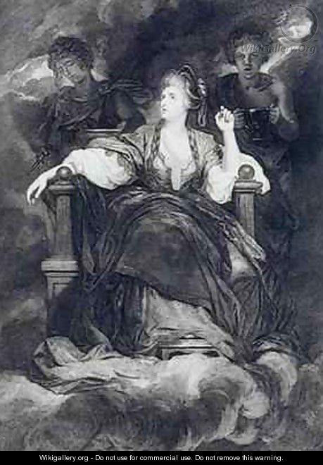 Mrs Siddons in the character of a Tragic Muse - Francis Haward