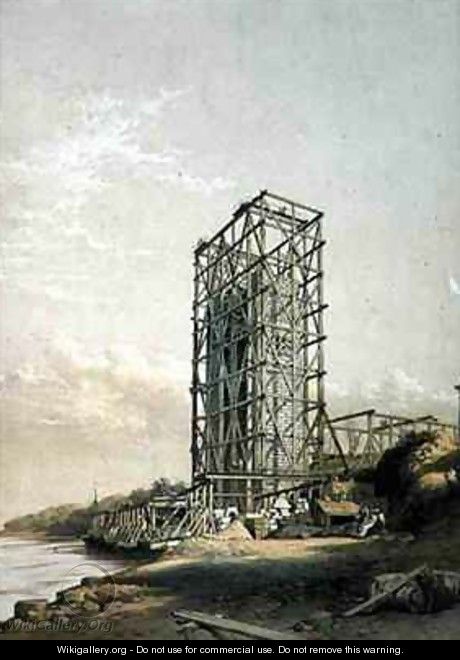 Britannia Bridge Caernarvon Tower - George Hawkins