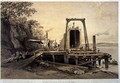 Britannia Bridge Platform and Construction of Tubes - George Hawkins