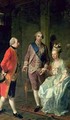 Archduke Maximilian Franz visiting Marie Antoinette 1755-93 and Louis XVI 1754-93 - Josef Hauzinger