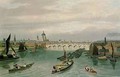 A View of Blackfriars Bridge and St Pauls - Robert the Elder Havell