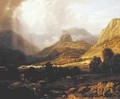 Landscape in the Lake District with the Vale of St John - William Havell