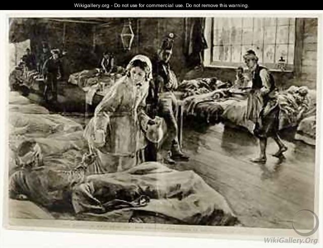 The heroine of Fifty Years Ago Miss Florence Nightingale in the Hospital at Scutari - William Hatherell