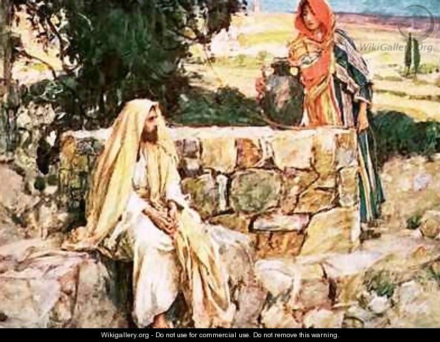 Christ and the Woman of Samaria - William Hatherell