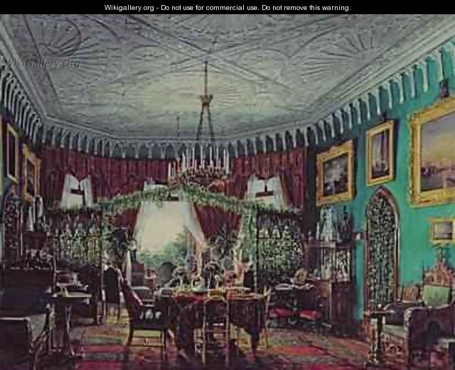 Drawing Room of Empress Alexandra Feodorovna 1798-1860 - Eduard Hau