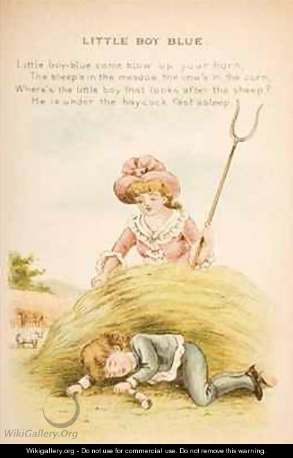 Little Boy Blue from Old Mother Gooses Rhymes and Tales - Constance Haslewood