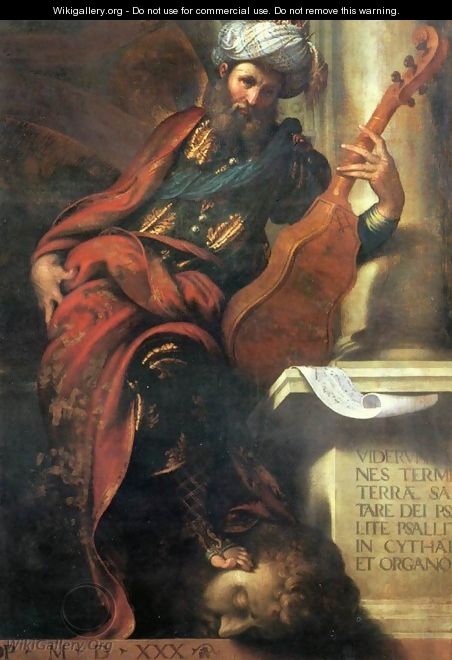 The Prophet David - Camillo Boccaccino