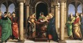 The Presentation in the Temple (Oddi altar, predella) - Raffaelo Sanzio