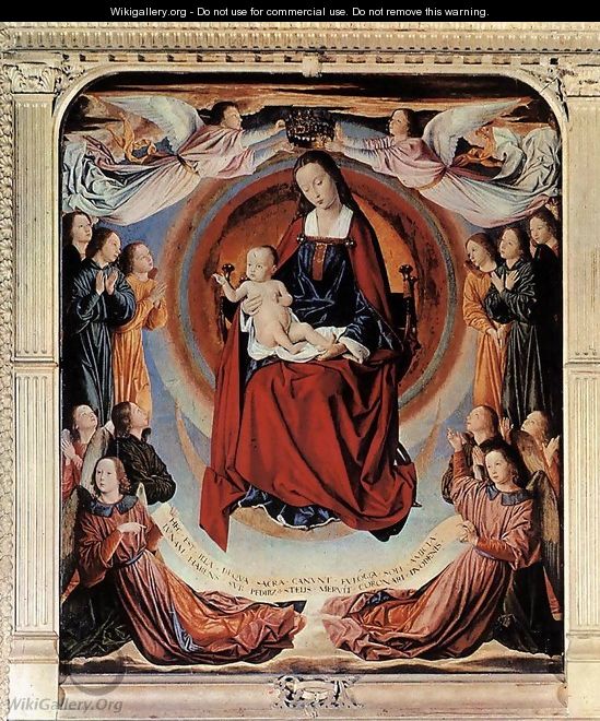 The Moulins Triptych (central panel) - Unknown Painter