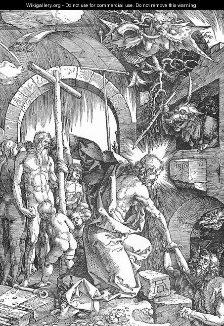 The Large Passion 11. Christ in Limbo - Albrecht Durer