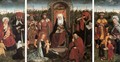 Triptych with the Family of St Anne - Unknown Painter