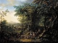 Travellers on a Forest Road - Frans Christoph Janneck