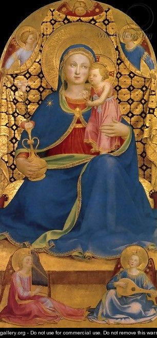 The Virgin of Humility - Fra (Guido di Pietro) Angelico
