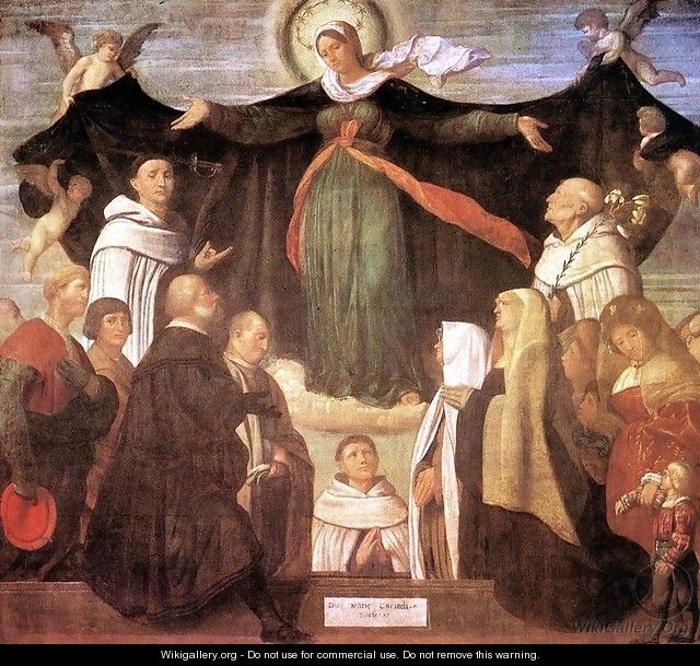 The Virgin of Carmel - Moretto Da Brescia