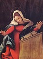Virgin Annunciate - Lorenzo Lotto