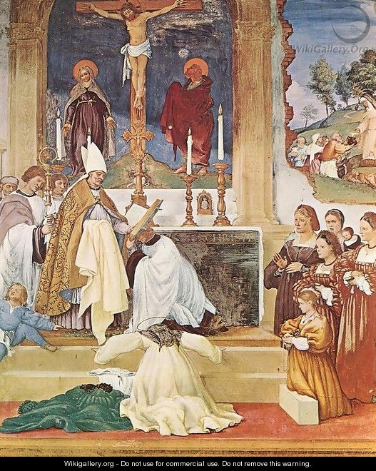 Vestiture of St Bridget - Lorenzo Lotto