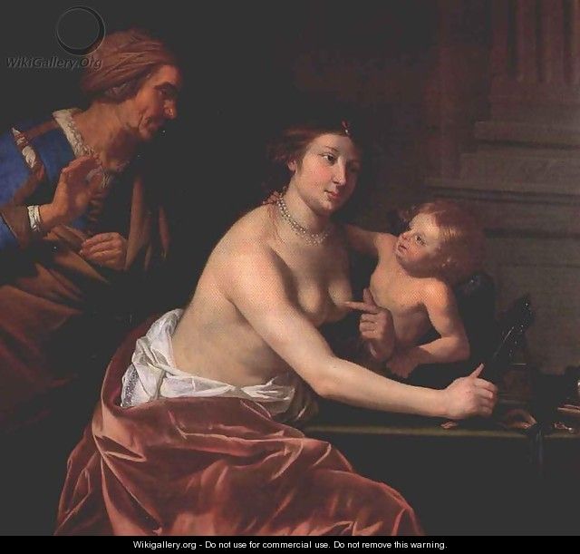 Venus and Amor and an old Woman - Jan Van Bijlert